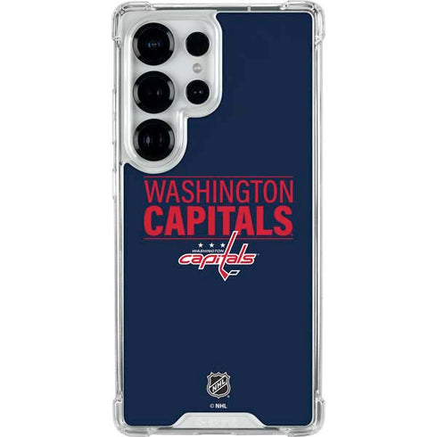 NHL Washington Capitals Lineup Galaxy S26 Ultra Clear Case