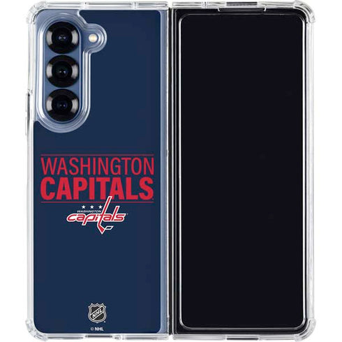 NHL Washington Capitals Lineup Galaxy Z Fold6 Clear Case