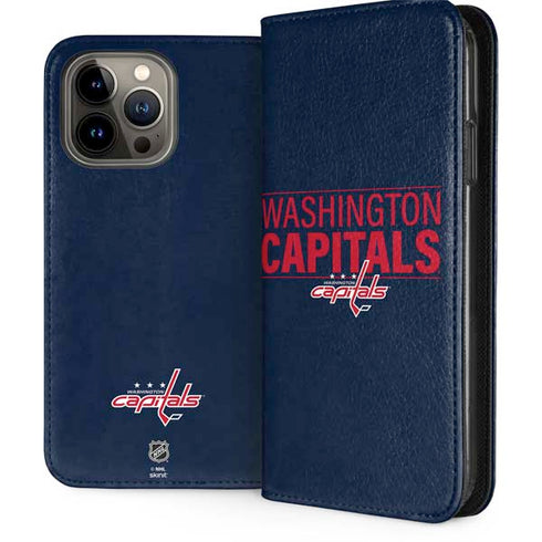 NHL Washington Capitals Lineup iPhone 13 Pro Max Folio Case