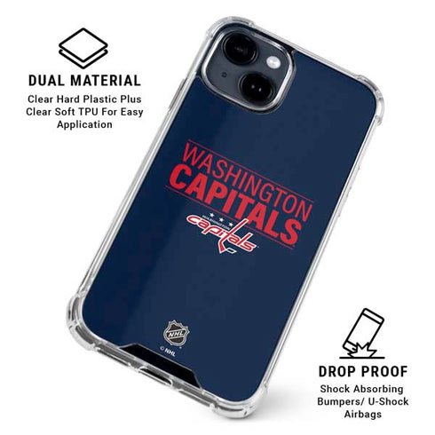 NHL Washington Capitals Lineup iPhone 15 Clear Case