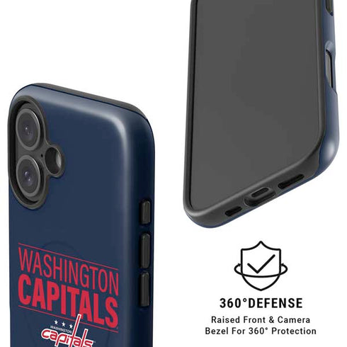 NHL Washington Capitals Lineup iPhone 16 Magsafe Impact Case