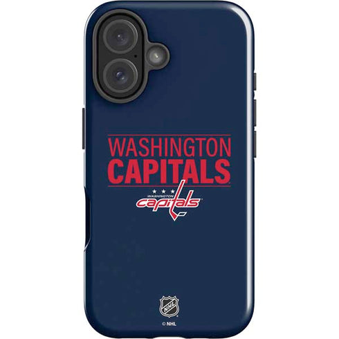 NHL Washington Capitals Lineup iPhone 16 Plus Impact Case