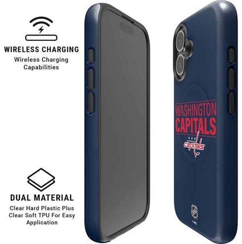 NHL Washington Capitals Lineup iPhone 16 Plus Magsafe Impact Case
