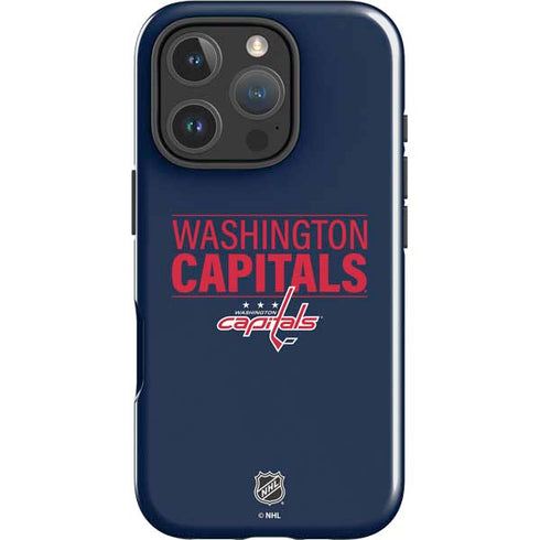 NHL Washington Capitals Lineup iPhone 16 Pro Impact Case
