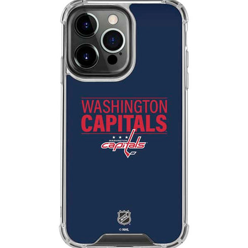 NHL Washington Capitals Lineup iPhone 16 Pro Max Clear Case