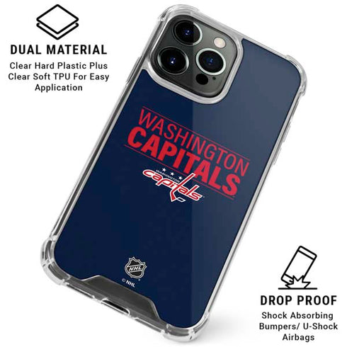 NHL Washington Capitals Lineup iPhone 16 Pro Max Clear Case