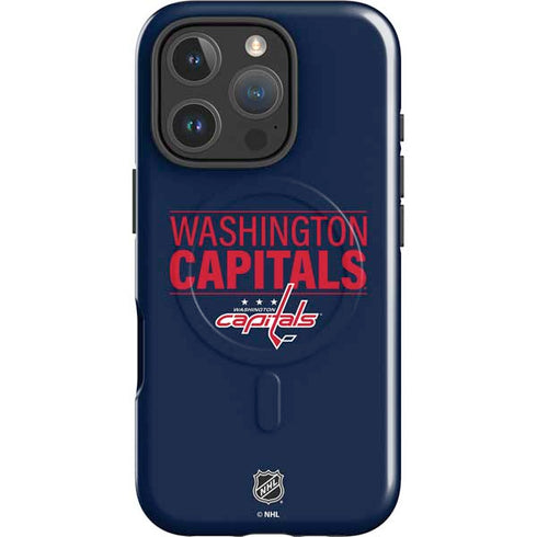 NHL Washington Capitals Lineup iPhone 16 Pro Max Magsafe Impact Case