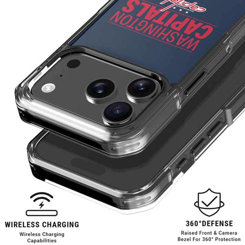 NHL Washington Capitals Lineup iPhone 18 Pro Clear Case