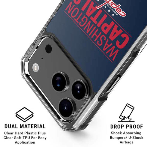 NHL Washington Capitals Lineup iPhone 18 Pro Clear Case