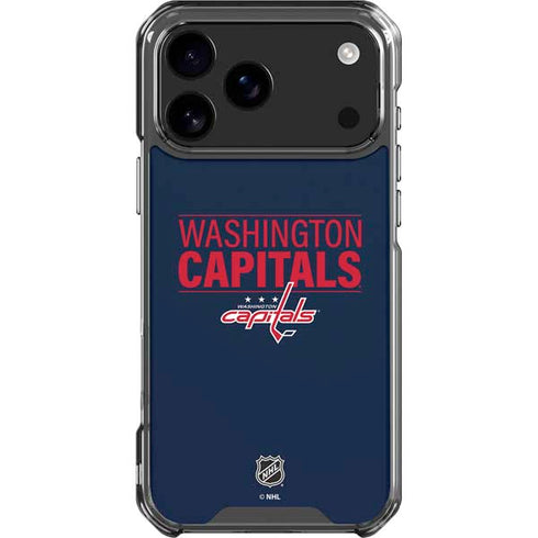 NHL Washington Capitals Lineup iPhone 18 Pro Max Clear Case