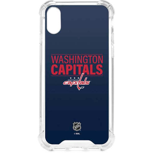 NHL Washington Capitals Lineup iPhone XS Clear Case