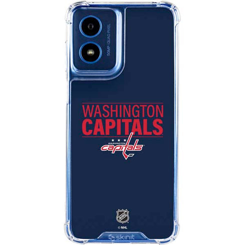 NHL Washington Capitals Lineup Moto G 5G (2024) Clear Case