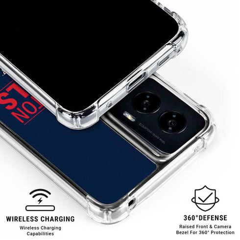 NHL Washington Capitals Lineup Moto G Power 5G (2024) Clear Case