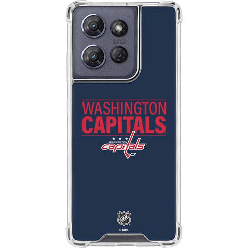 NHL Washington Capitals Lineup Moto G Stylus 5G (2025) Clear Case