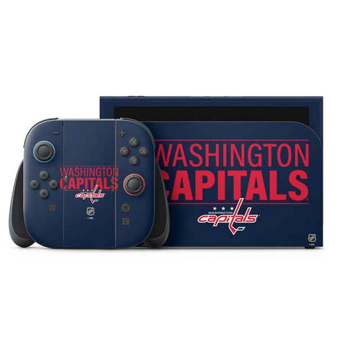 NHL Washington Capitals Lineup Nintendo Switch 2 (2025) with Joy-Con Skin