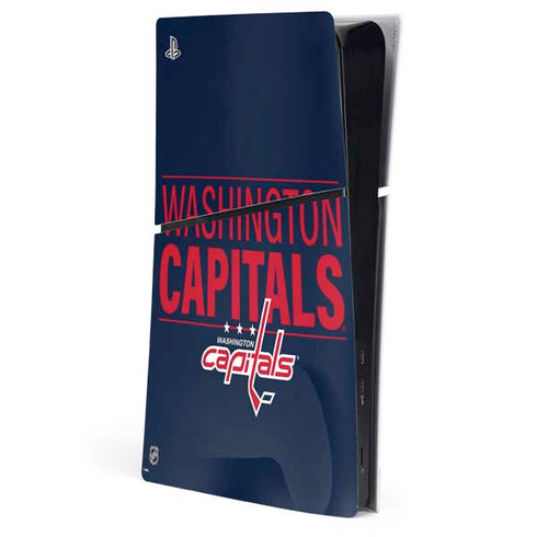 NHL Washington Capitals Lineup PS5 Slim Digital Edition Console Skin