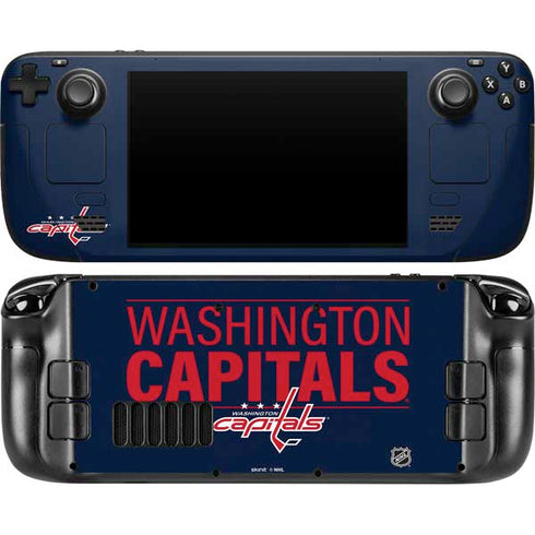 NHL Washington Capitals Lineup Steam Deck Handheld Gaming Computer OLED Skin