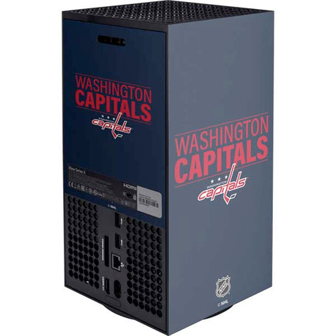 NHL Washington Capitals Lineup XBox Series X Digital Edition Console Skin