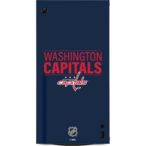 NHL Washington Capitals Lineup XBox Series X Digital Edition Console Skin