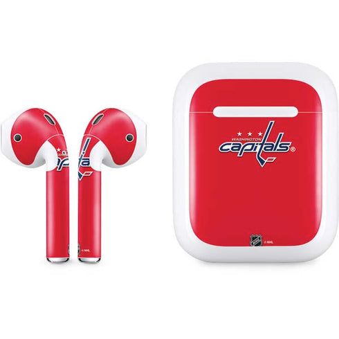 NHL Washington Capitals Solid Background Apple AirPods Skin