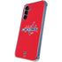 NHL Washington Capitals Solid Background Galaxy A35 5G Clear Case