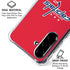 NHL Washington Capitals Solid Background Galaxy A36 5G Clear Case