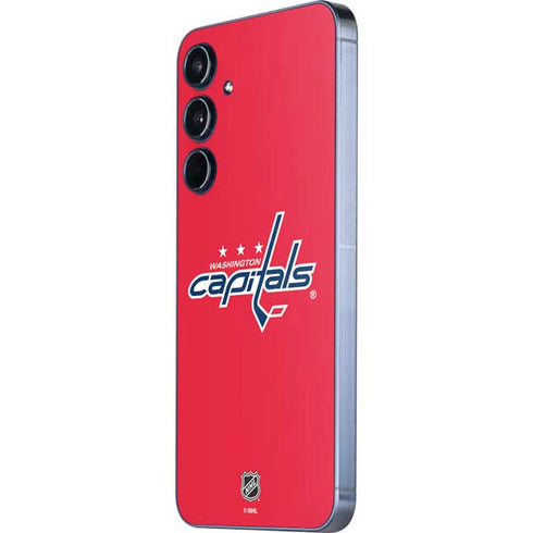 NHL Washington Capitals Solid Background Galaxy A55 5G Skin
