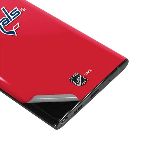 NHL Washington Capitals Solid Background Galaxy Note 10 Plus Skin