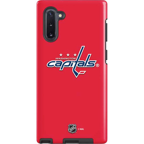 NHL Washington Capitals Solid Background Galaxy Cases