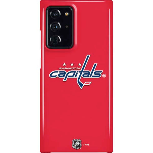 NHL Washington Capitals Solid Background Galaxy Cases