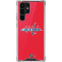 NHL Washington Capitals Solid Background Galaxy S22 Ultra Clear Case