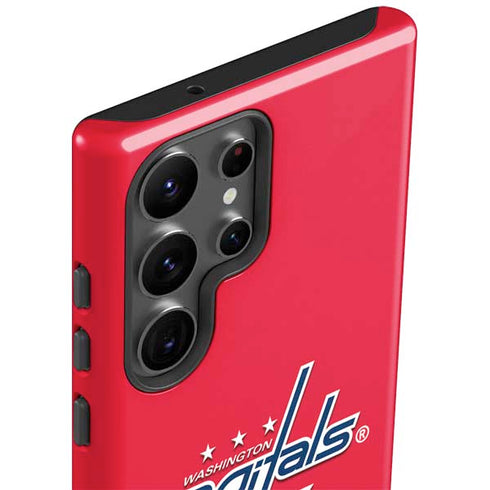 NHL Washington Capitals Solid Background Galaxy S23 Ultra Pro Case