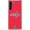 NHL Washington Capitals Solid Background Galaxy S24 FE Clear Case
