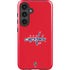 NHL Washington Capitals Solid Background Galaxy S25 Impact Case