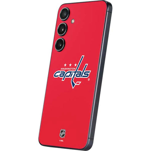 NHL Washington Capitals Solid Background Galaxy S25 Skin