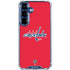 NHL Washington Capitals Solid Background Galaxy S25 Plus Clear Case