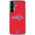 NHL Washington Capitals Solid Background Galaxy S26 Clear Case