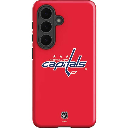 NHL Washington Capitals Solid Background Galaxy S26 Plus Impact Case