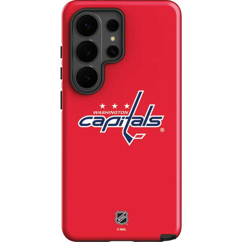 NHL Washington Capitals Solid Background Galaxy S26 Ultra Impact Case
