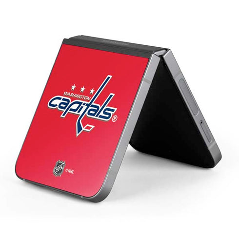 NHL Washington Capitals Solid Background Galaxy Z Flip6 Skin