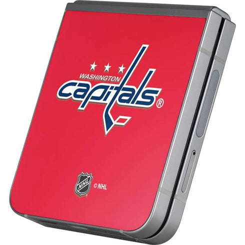 NHL Washington Capitals Solid Background Galaxy Z Flip6 Skin