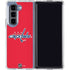 NHL Washington Capitals Solid Background Galaxy Z Fold5 5G Clear Case