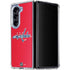 NHL Washington Capitals Solid Background Galaxy Z Fold5 5G Clear Case