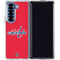 NHL Washington Capitals Solid Background Galaxy Z Fold6 Clear Case