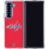 NHL Washington Capitals Solid Background Galaxy Z Fold6 Clear Case