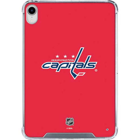 NHL Washington Capitals Solid Background iPad 11th Gen (2025) Clear Case