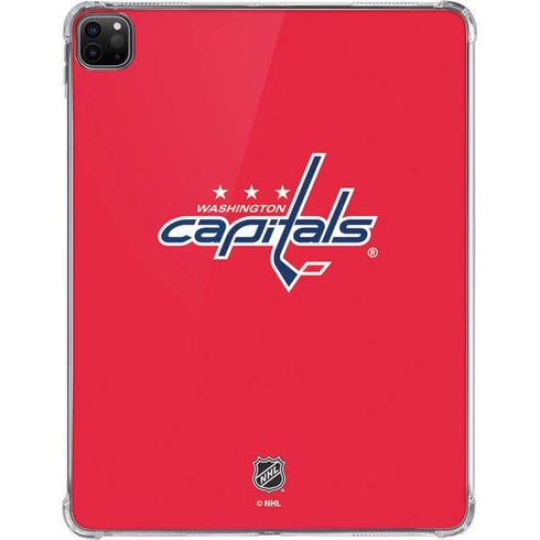 NHL Washington Capitals Solid Background iPad Pro 11in (2024) Clear Case