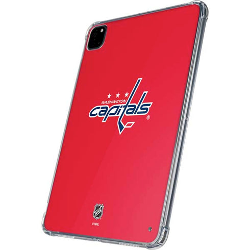 NHL Washington Capitals Solid Background iPad Pro 11in (2024) Clear Case
