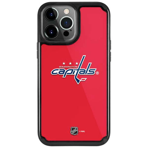 NHL Washington Capitals Solid Background iPhone Cases