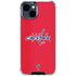 NHL Washington Capitals Solid Background iPhone 15 Clear Case